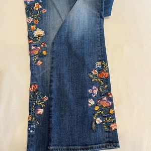 Sundance Driftwood Kelly Embroidered Boot Cut Jeans (29x31)